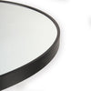 Black Rubber Framed Mirror | Round Bathroom Wall Mirror