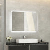 Backlit Bathroom Mirror LED Vanity Mirror with Light, Dimmable Touch Switch Control, Anti-Fog Wall Mounted Makeup Mirror for Wall