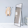 Full Length Mirror, Floor Mirror Dressing Mirror with Standing Holder Wall Mounted Mirror Framed Mirror for Cloakroom/Bedroom/Living Room (65'x24', Black)
