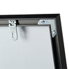 Full Length Mirror, Floor Mirror Dressing Mirror with Standing Holder Wall Mounted Mirror Framed Mirror for Cloakroom/Bedroom/Living Room (65'x24', Black)